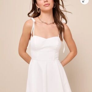 Lulu's White Mini Dress